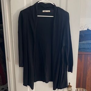 Old Navy Black Women's Open Front Sweater Cardigan